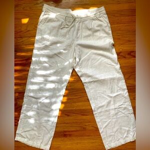 THE Summer Pants! White Cotton - XL Old Navy